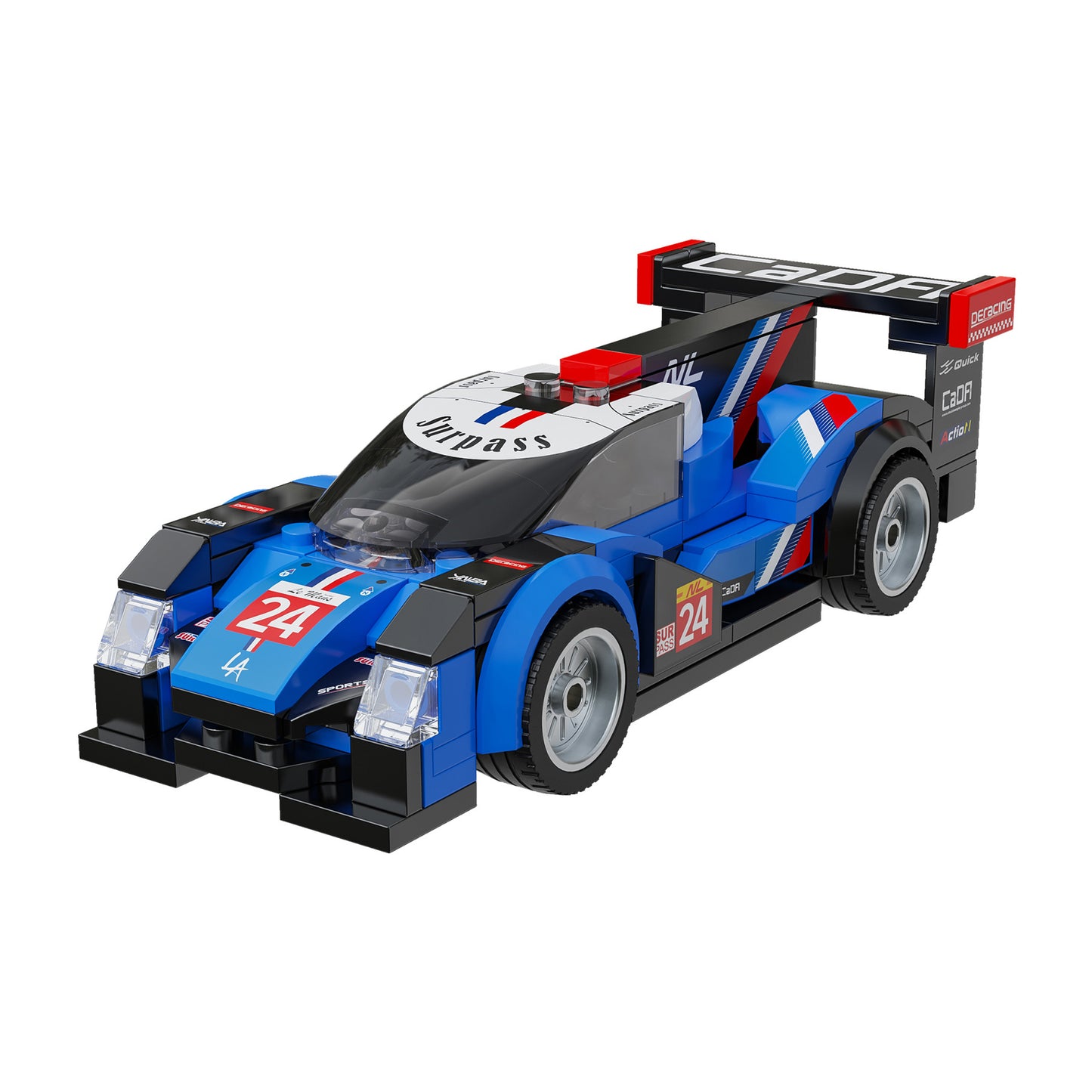 CaDA 1:24 Mini Cars - Supersonic Star - 164 pcs - C55053W