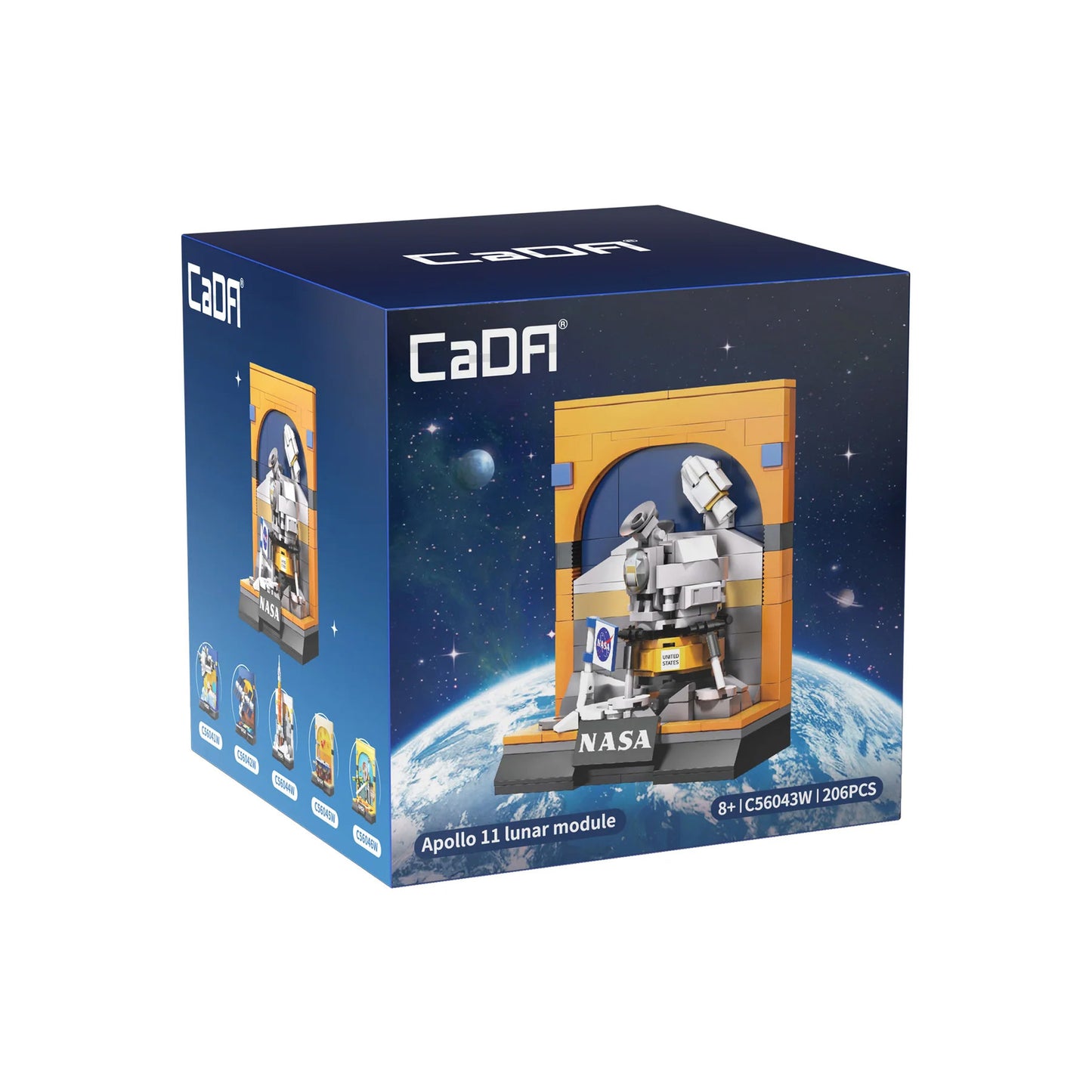 CaDA Space & Robot - Apollo 11 Lunar Module - 206 pcs C56043W