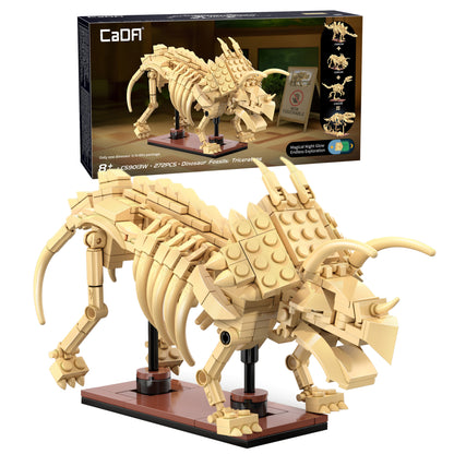 CaDA Creative - Dinosaur Fossils: Triceratops - 272 pcs - C59013W