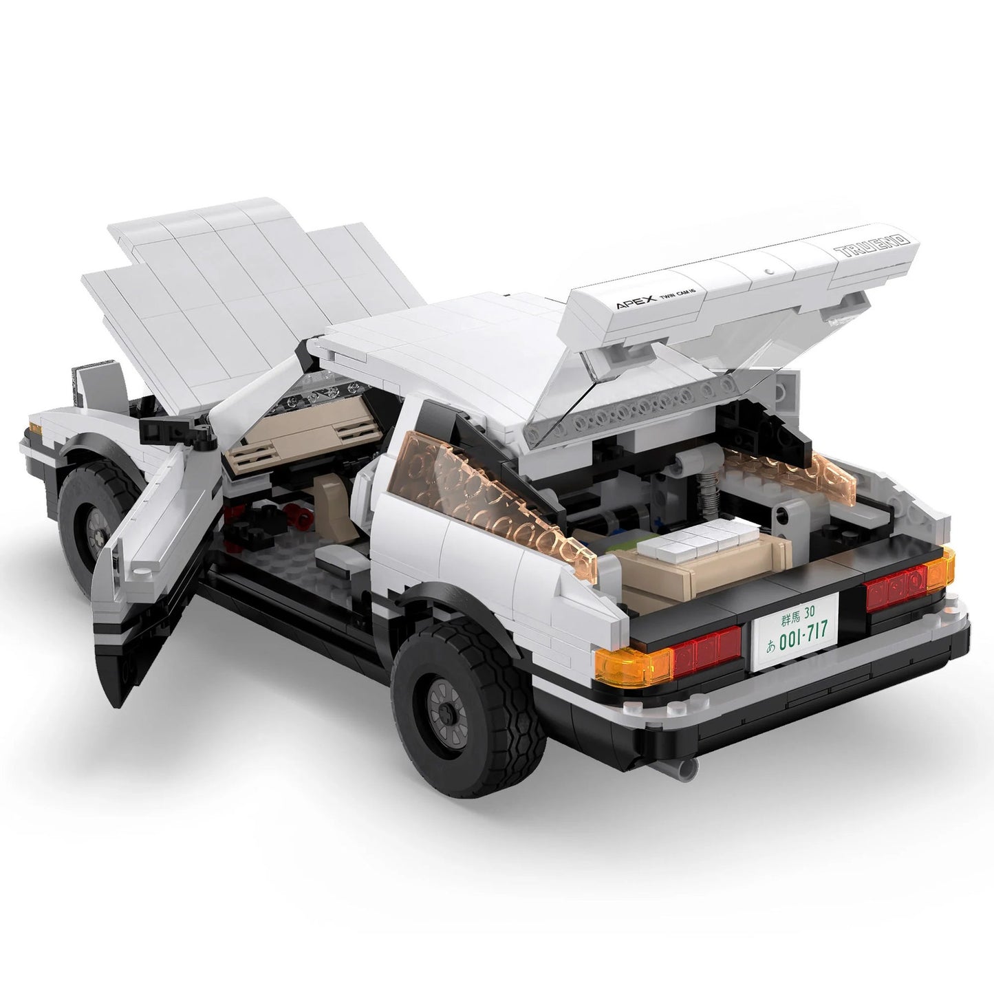 CaDA Initial D Series - Initial D 1:12 Toyota Trueno AE86 - 1324 pcs - C61024W