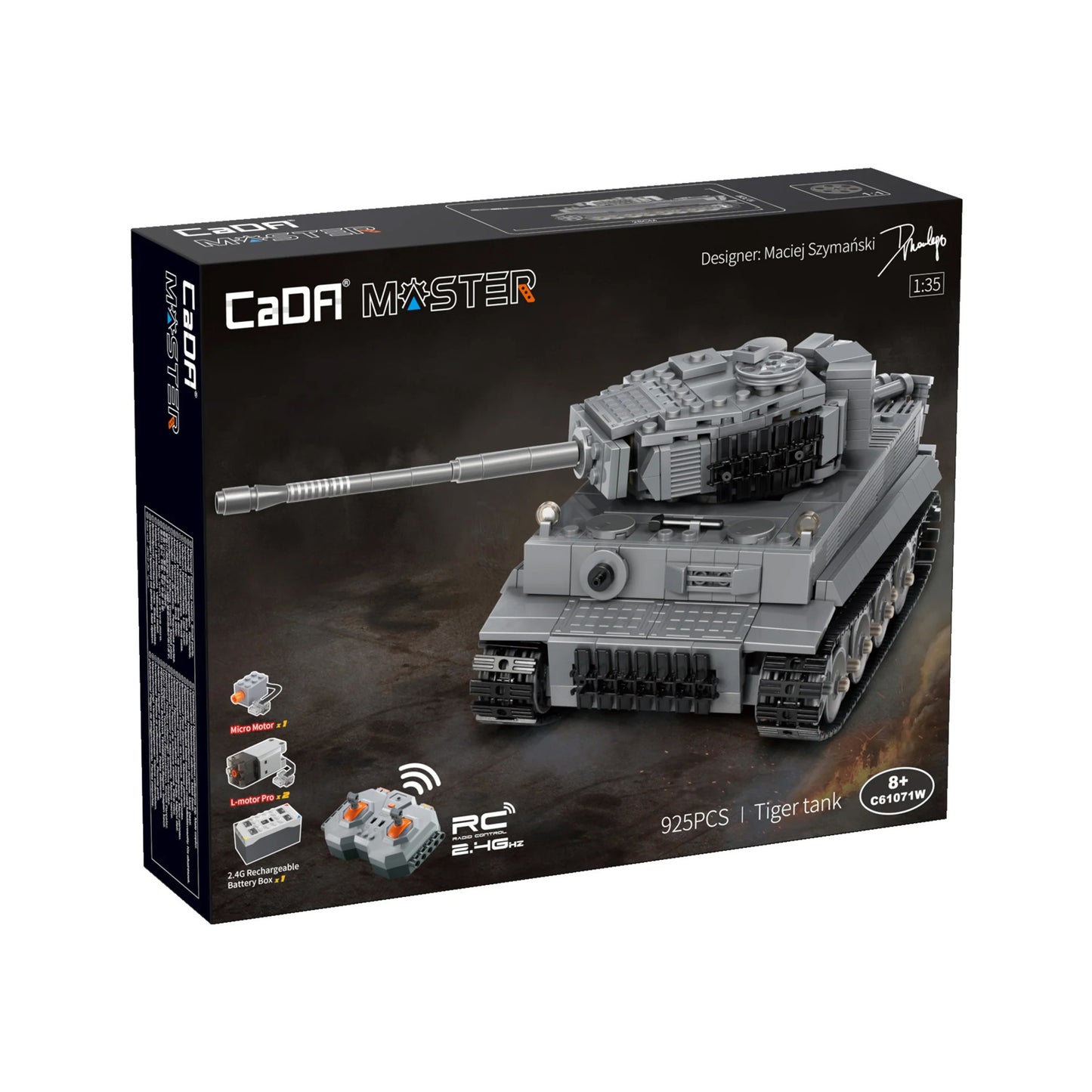 CaDA Master Series - Tiger Tank - 925 pcs - C61071W