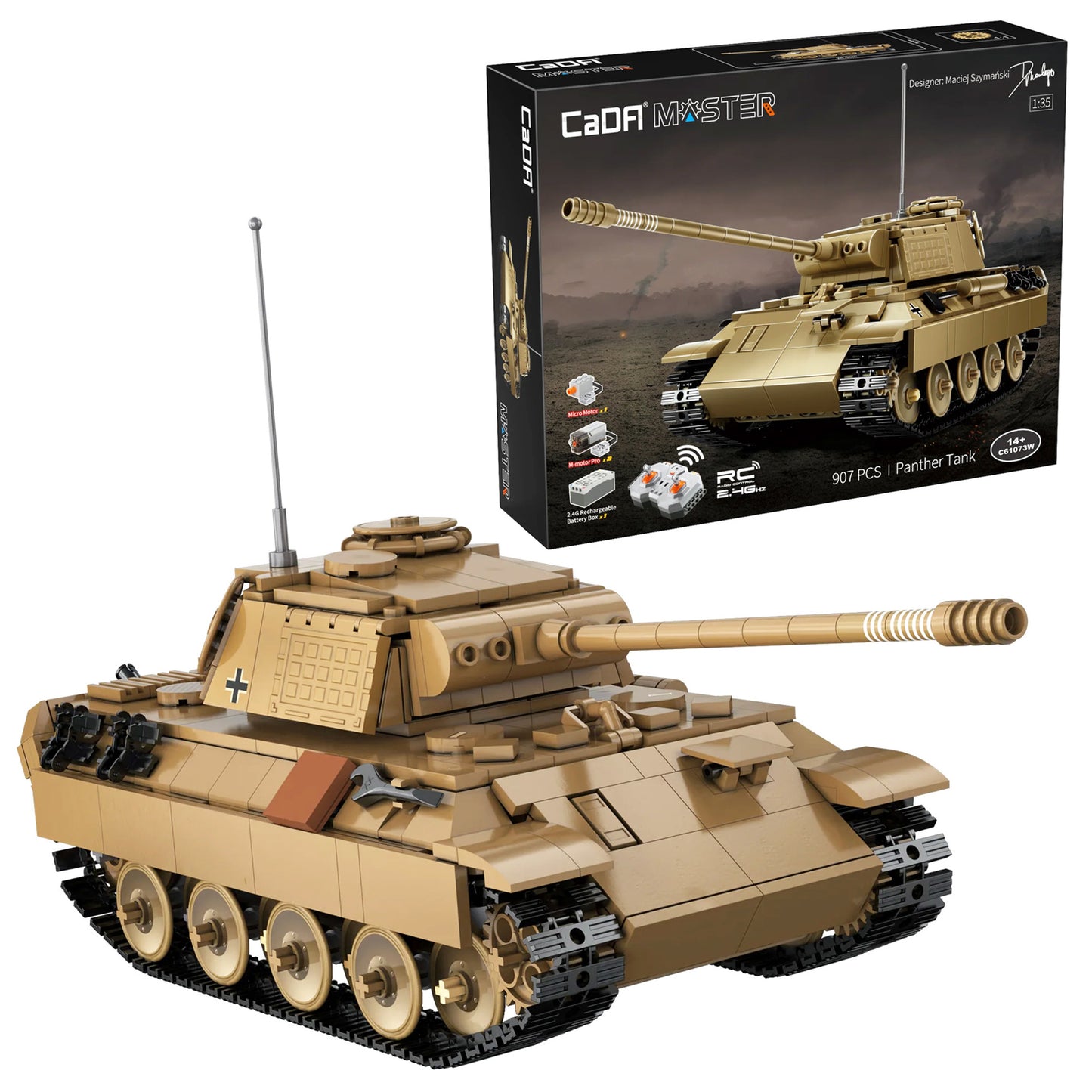 CaDA Master Series - Panther Tank - 907 pcs - C61073W