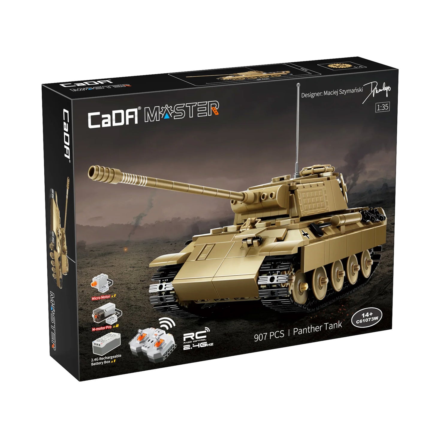 CaDA Master Series - Panther Tank - 907 pcs - C61073W