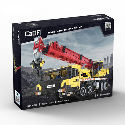 CaDA Farm Series - Functional Mobile Crane Truck - 1831 pcs - C61081W