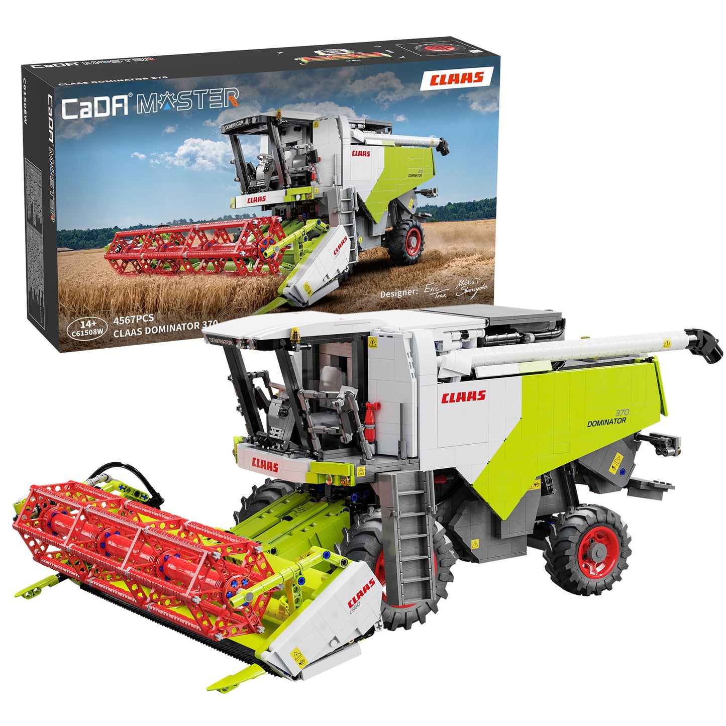 CaDA Master Series - CLAAS Dominator 370 Combine Harvester - 4567 pcs C61508W