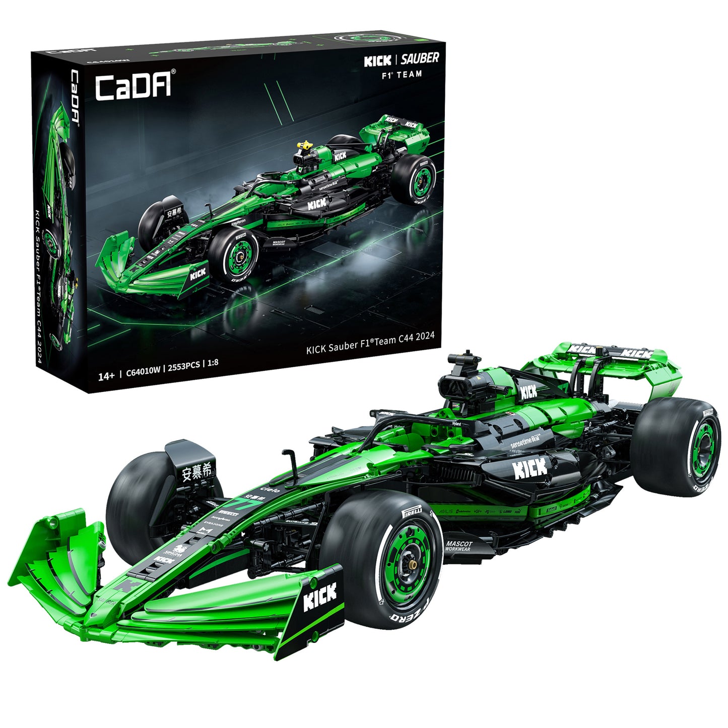 CaDA Master Series - KICK Sauber F1 Team C44 (2024) - 2553 pcs C64010W