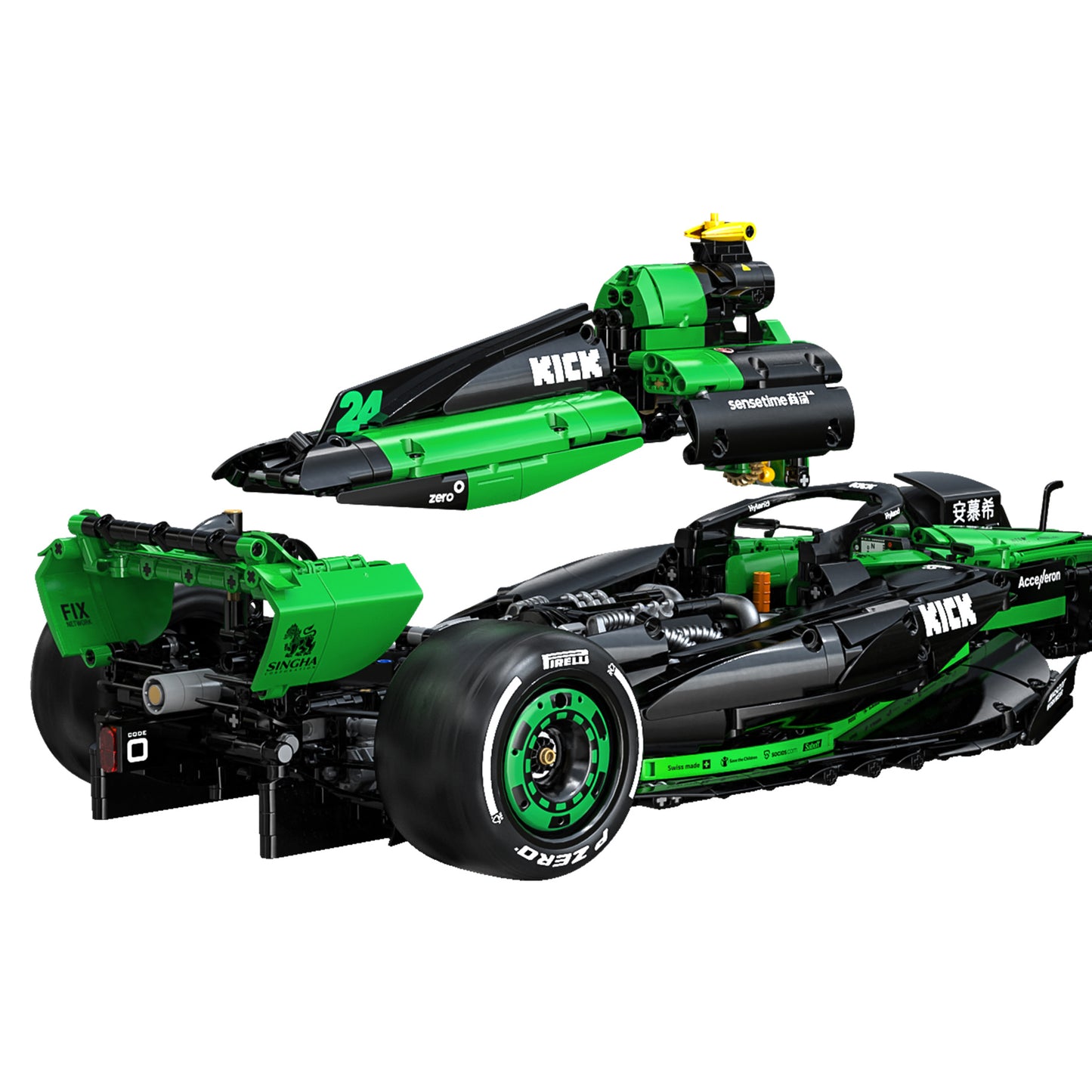 CaDA Master Series - KICK Sauber F1 Team C44 (2024) - 2553 pcs C64010W