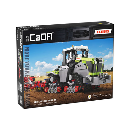 CaDA Farm Series - CLAAS XERION 5000 TRAC TS Tractor - 1336 pcs - C65012W