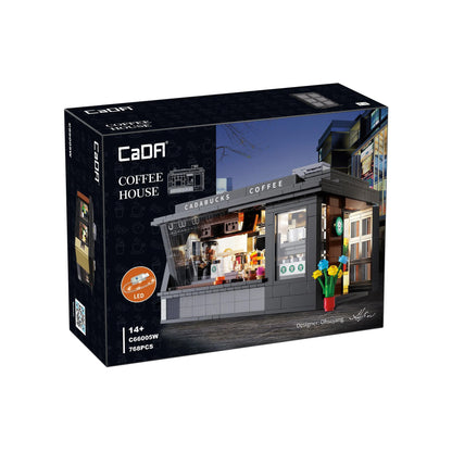 CaDA Building Series - Street Coffee House - 768 pcs - C66005W