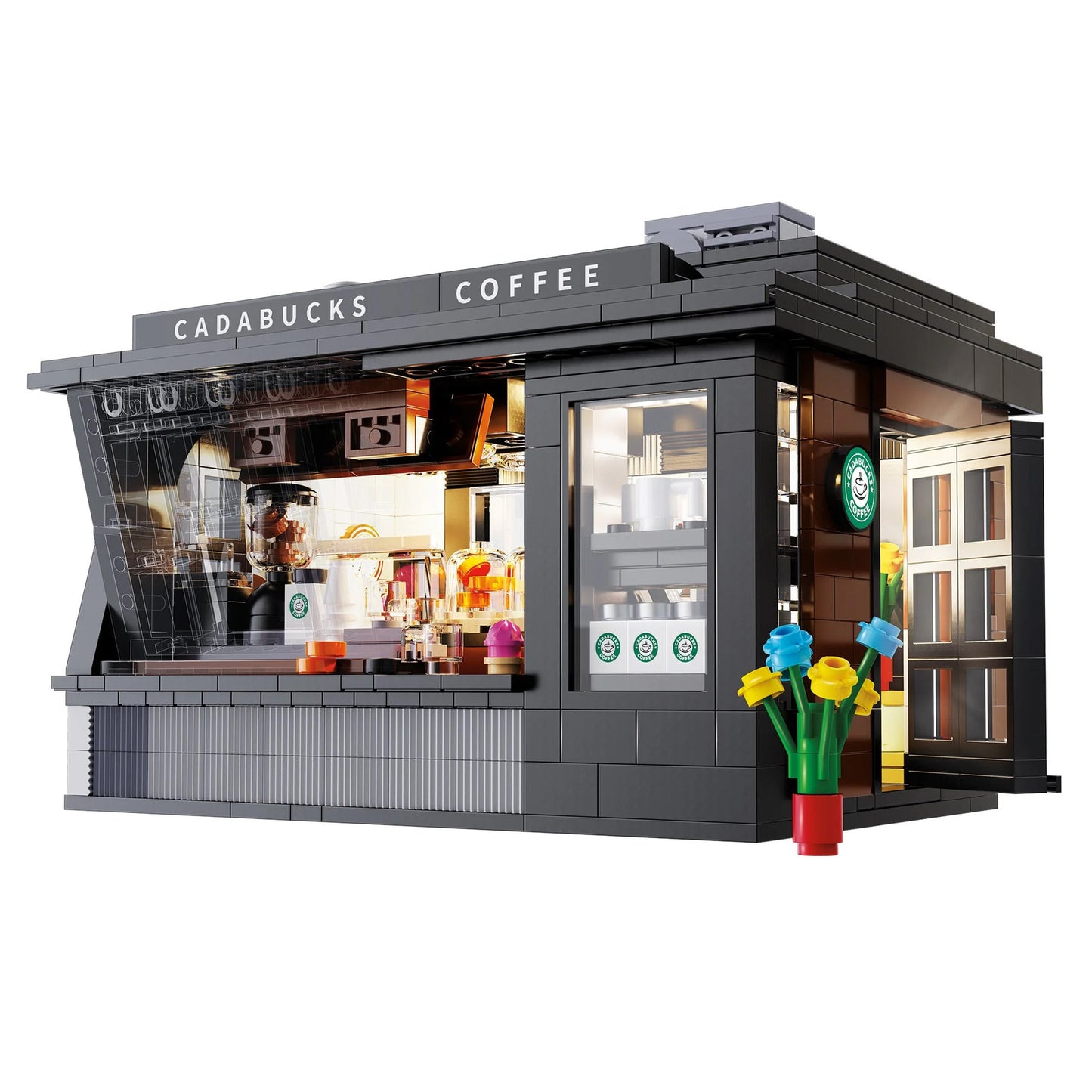 CaDA Building Series - Street Coffee House - 768 pcs - C66005W
