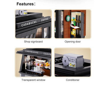 CaDA Building Series - Street Coffee House - 768 pcs - C66005W