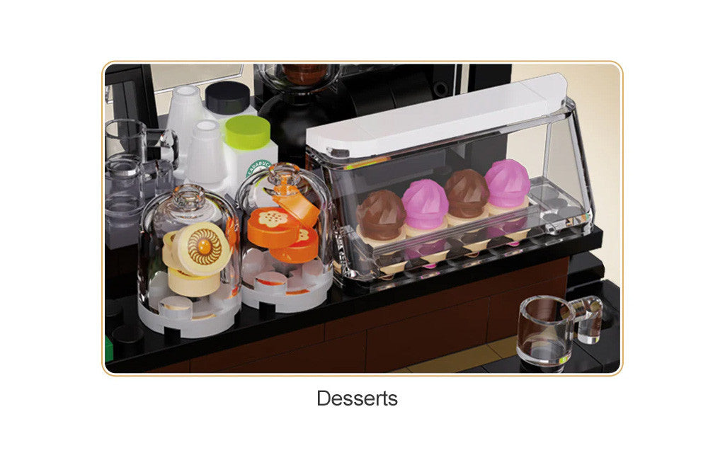 CaDA Building Series - Street Coffee House - 768 pcs - C66005W