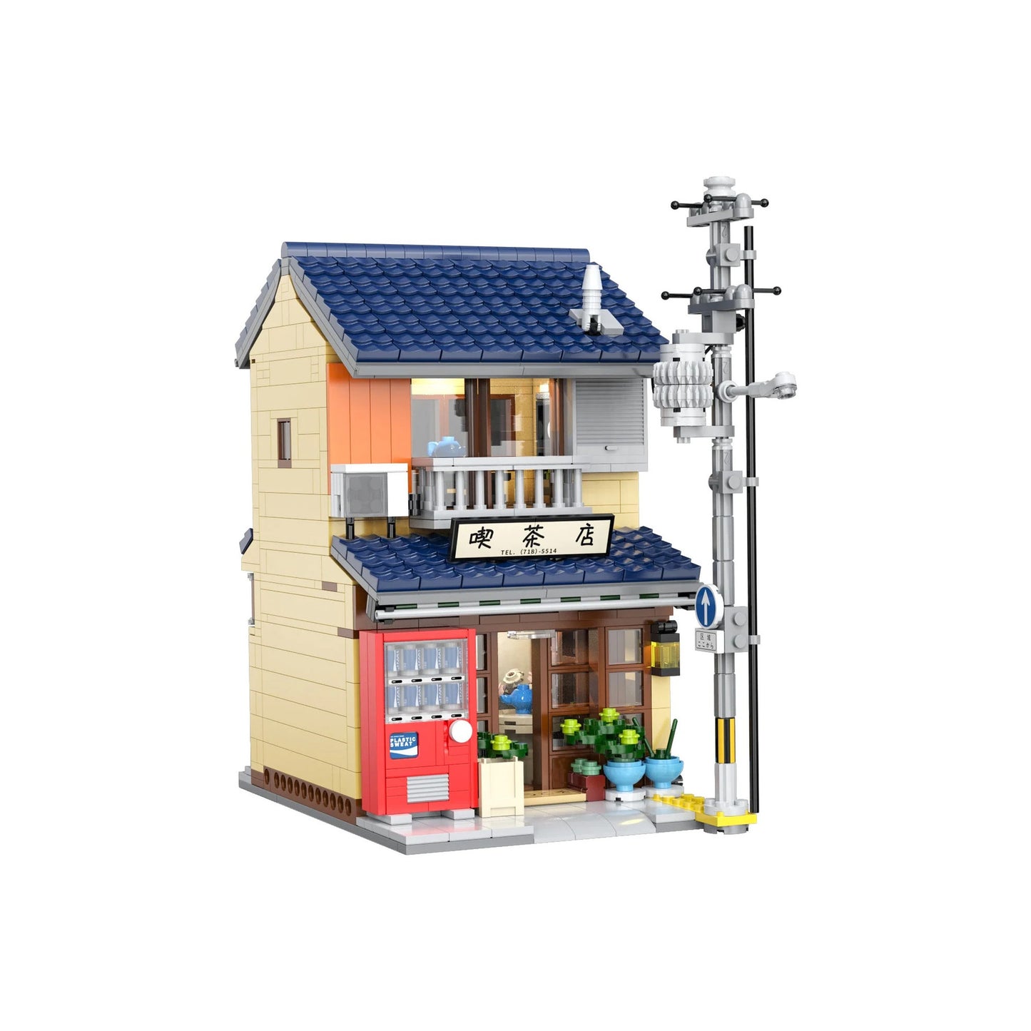 CaDA Building Series - Japanese Kissaten Tea Shop - 1200 pcs - C66010W