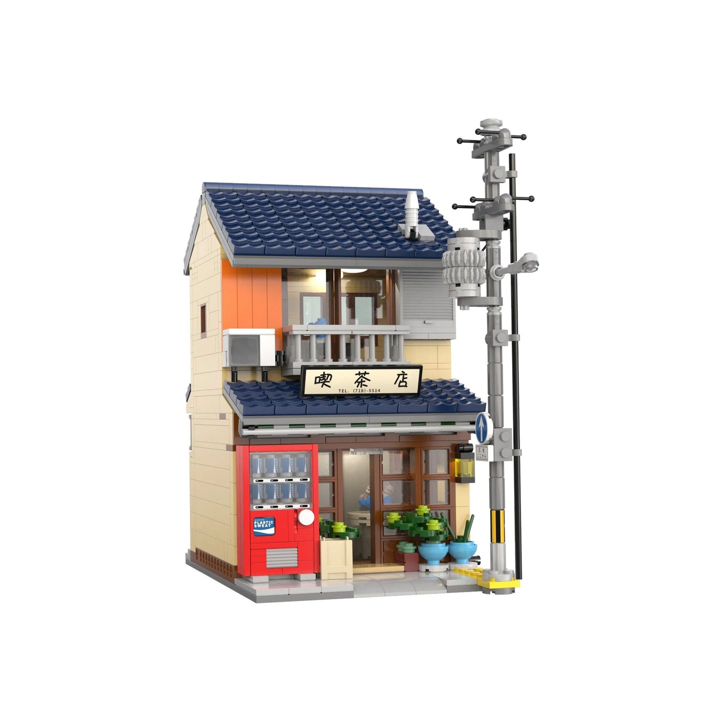 CaDA Building Series - Japanese Kissaten Tea Shop - 1200 pcs - C66010W