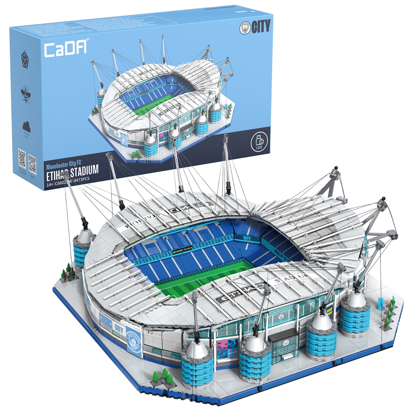 CaDA Building Series - Manchester City Stadium - 4473 pcs - C66022W