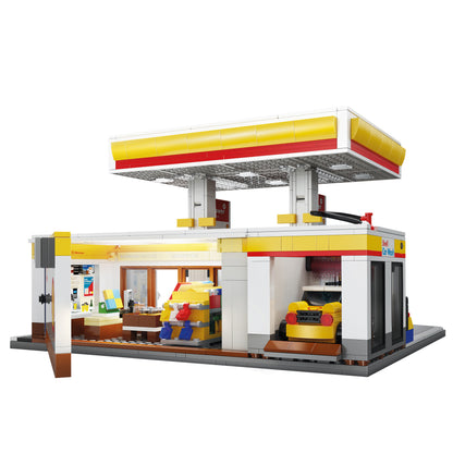 CaDA Building Series - Shell Retail Station - 1309 pcs - C66026W