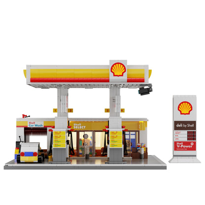 CaDA Building Series - Shell Retail Station - 1309 pcs - C66026W