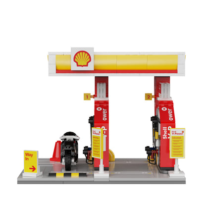 CaDA Building Series - Shell Retail Station - 305 pcs - C66028W