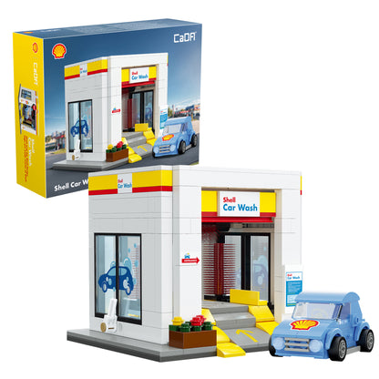 CaDA Building Series - Shell Cars Wash - 294 pcs - C66030W