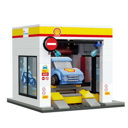 CaDA Building Series - Shell Cars Wash - 294 pcs - C66030W
