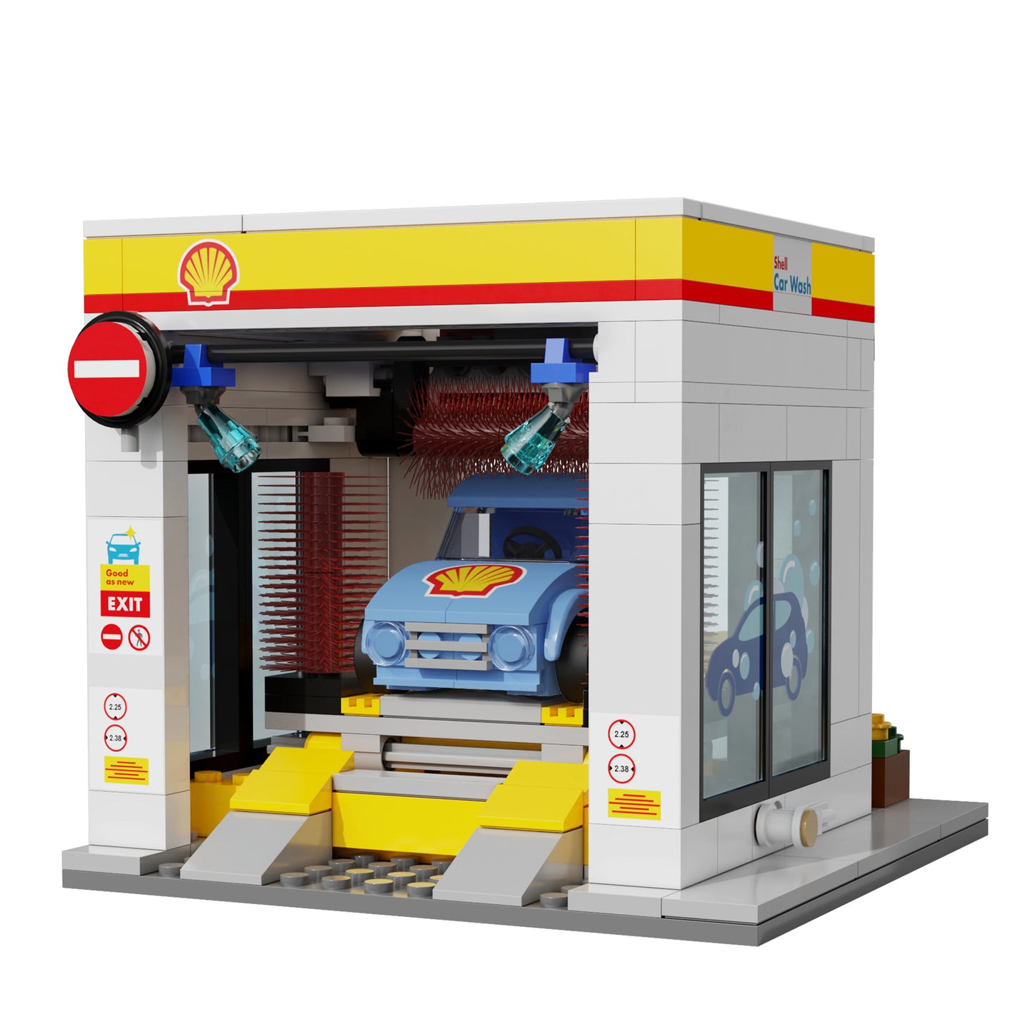 CaDA Building Series - Shell Cars Wash - 294 pcs - C66030W