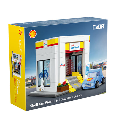 CaDA Building Series - Shell Cars Wash - 294 pcs - C66030W
