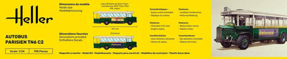 Heller 1/24 Autobus Parisien TN6 C2 Model Kit 80789 80789