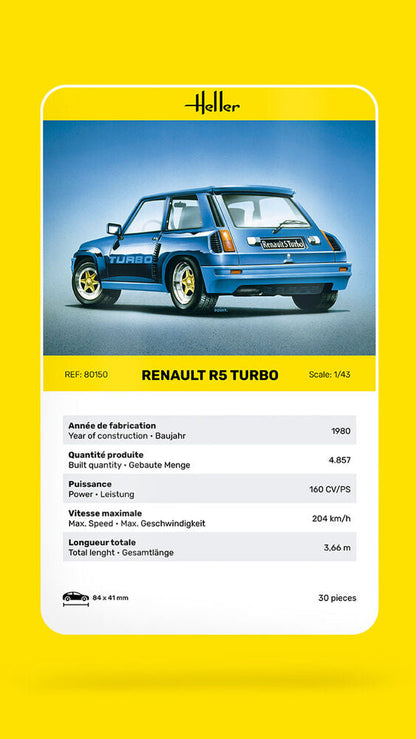 Heller Renault R5 Turbo 1:43