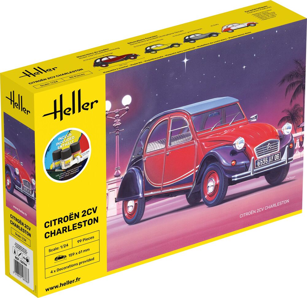 Heller - Gift Set Citroen 2CV Charleston 56766