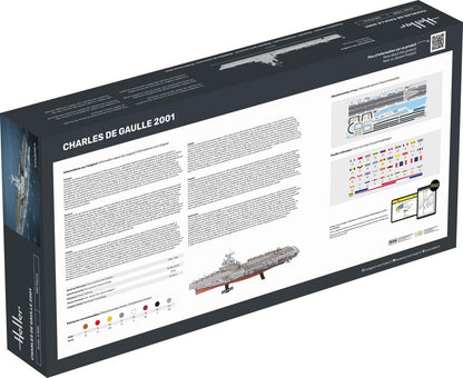 Heller 1/400 Charles de Gaulle Aircraft Carrier Model Kit 81072