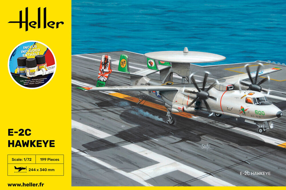 Heller STARTER KIT E-2C Hawkeye 1:72