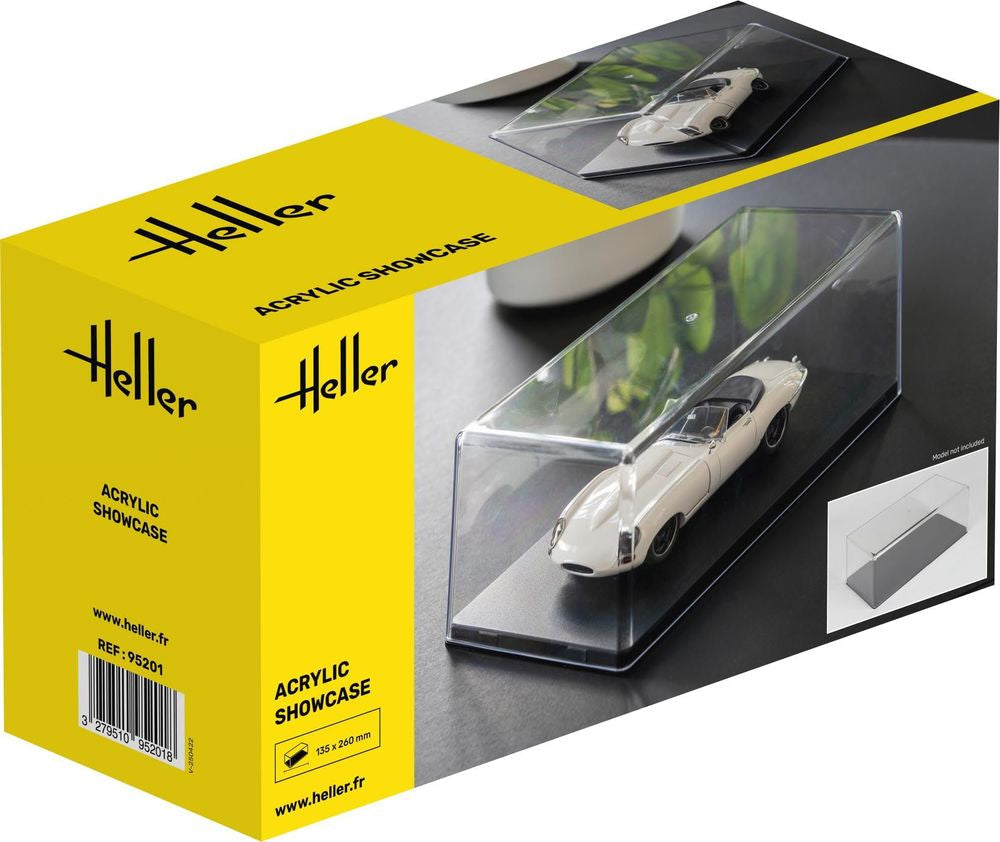 Heller Acrylic Showcase, 252 x 127 x 80 mm