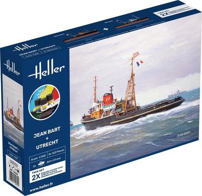 Heller STARTER KIT Twin Set Jean Bart + Utrecht 1:200