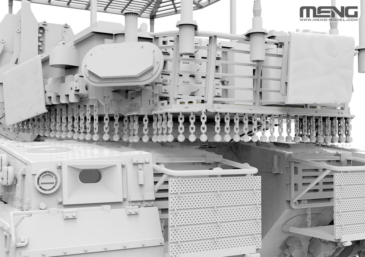 Meng 1/35 Merkava Mk.4M with Slat Armour model kit TS-056, image 8