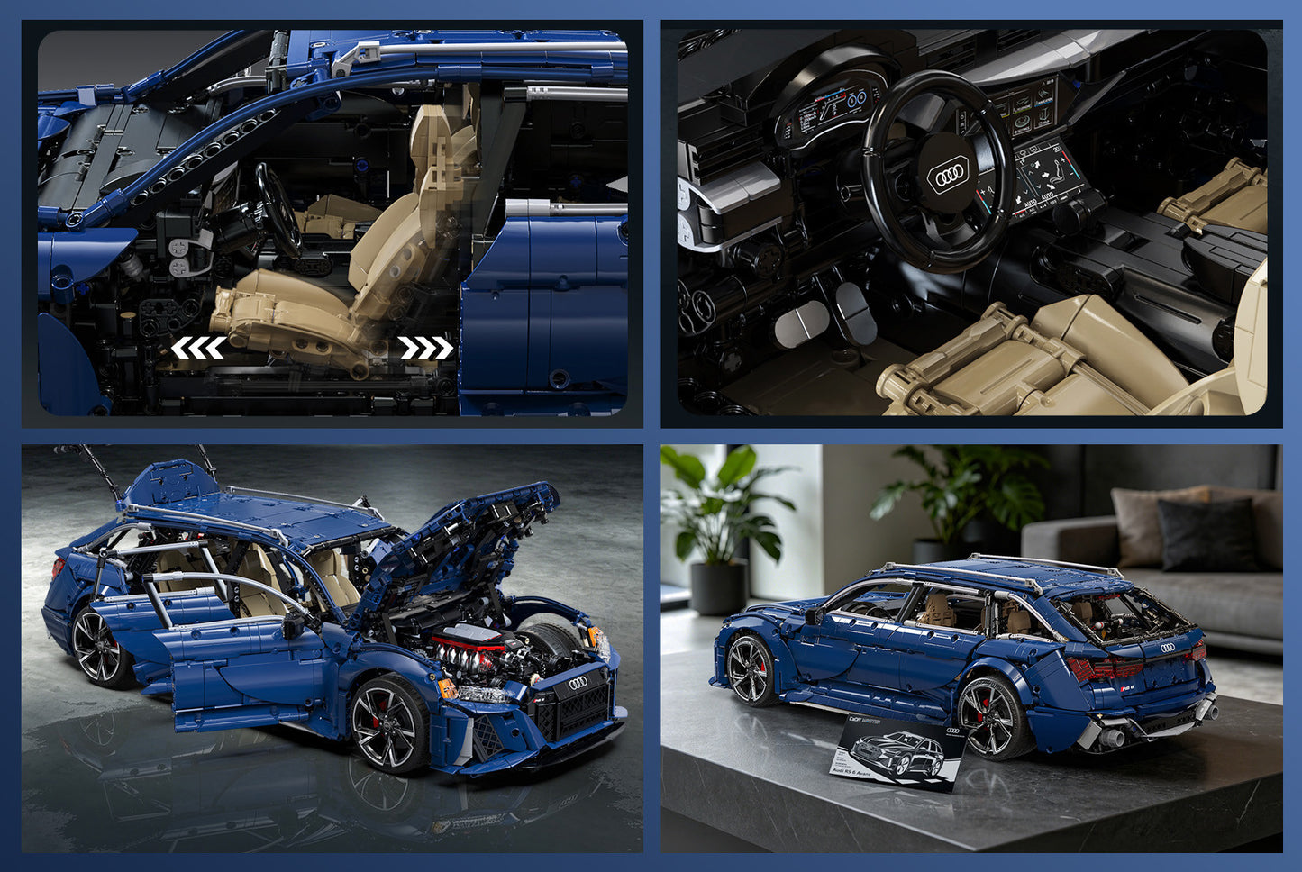 CaDA Audi RS6 Avant C61515W interior and dashboard detail