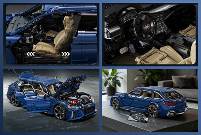 CaDA Audi RS6 Avant C61515W interior and dashboard detail