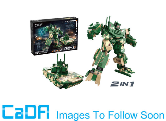 CaDA Guardian 2-in-1 Mecha Robot Tank C82004W -- box art