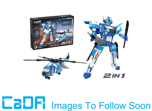 CaDA Judgment 2-in-1 Mecha Robot Helicopter C82003W -- box art