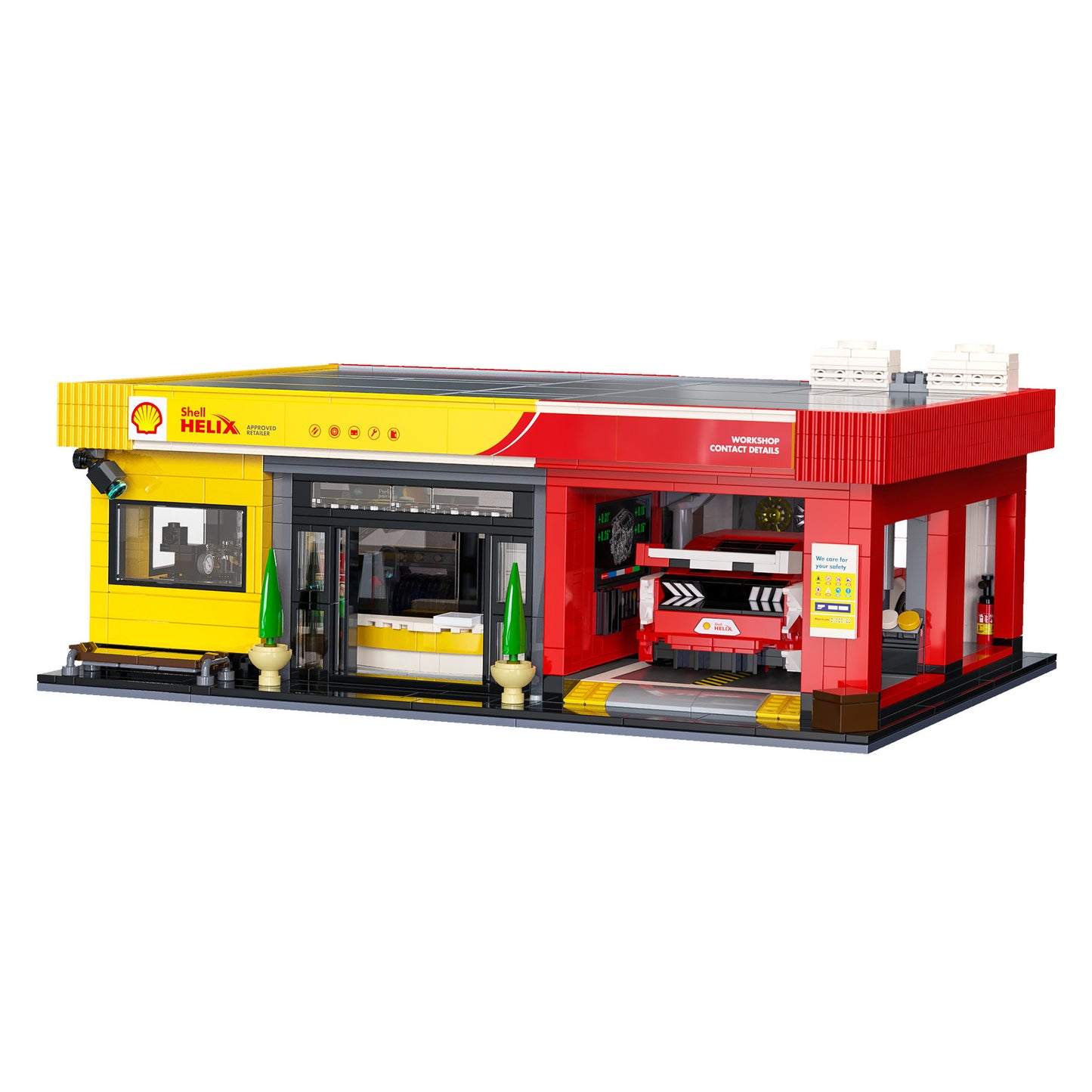 CaDA Shell Service Station C66025W -- box