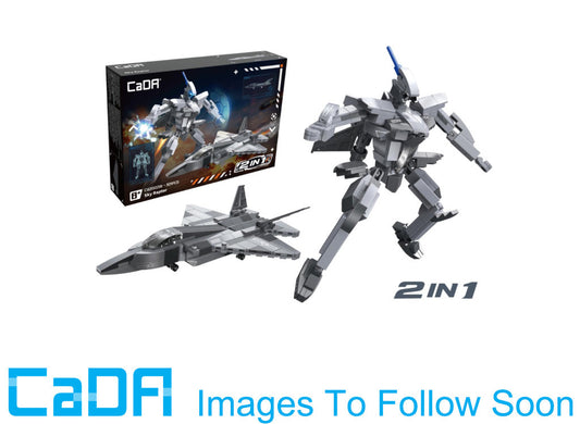 CaDA Sky Raptor 2-in-1 Mecha Robot Aircraft C82002W -- box art