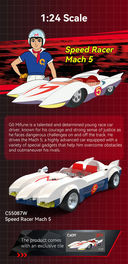 CaDA Speed Racer Mach 5 C55087W -- box art