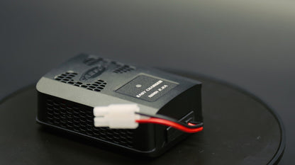 Carson Easy Charger NiMH 2.2A C606103 - angled view showing label