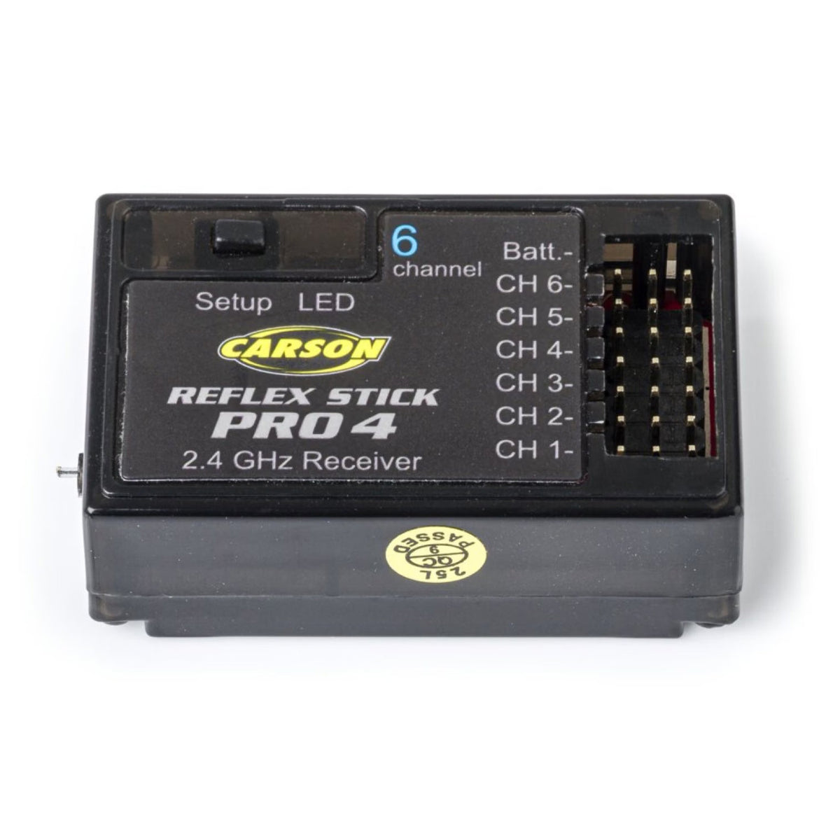 Carson Receiver 6 Channel Reflex Stick Pro 4 WP C501551 - hero shot