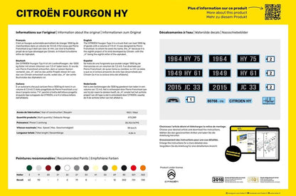 Heller 1/24 Citroen Fourgon HY Starter Kit Model Kit 56768