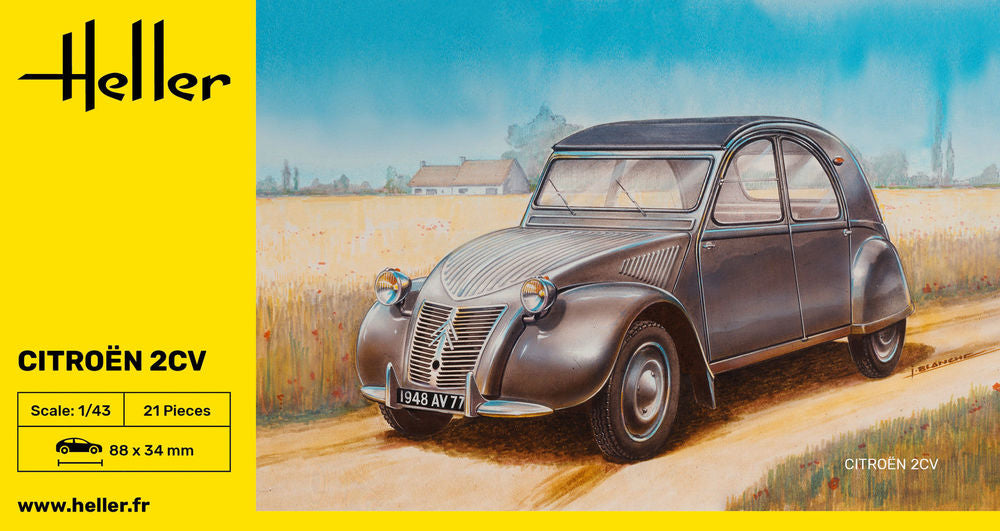1/43 Heller - Citroen 2CV 80175