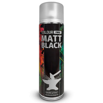 Colour Forge - Matt Black 500ml Spray - Product Image