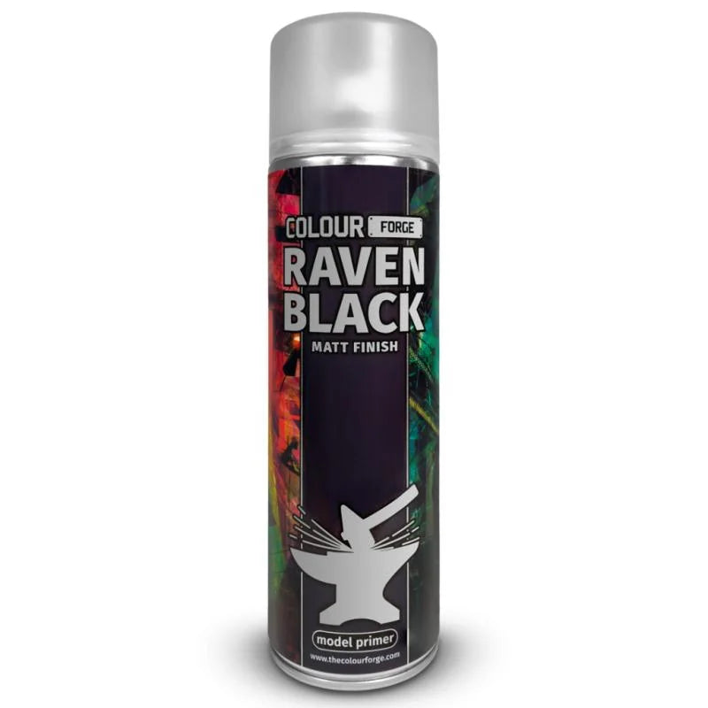 Colour Forge - Raven Black 500ml Spray - Product Image