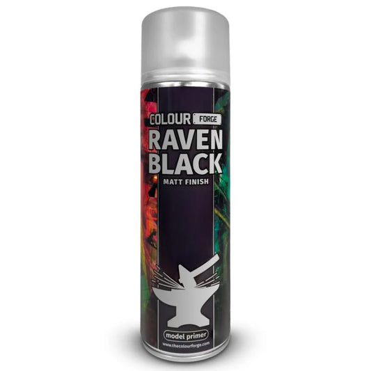 Colour Forge - Raven Black 500ml Spray - Product Image