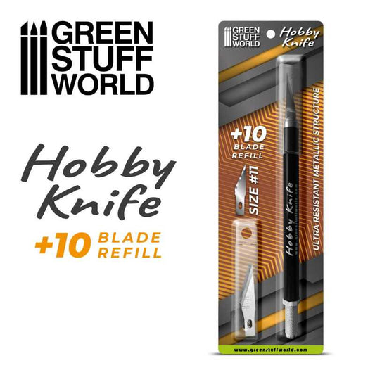 Green Stuff World - Hobby Knife + 10x Refill Pack
