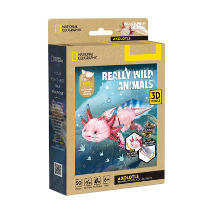 CubicFun Axolotl 3D Puzzle CFDS1185 – built model view 3